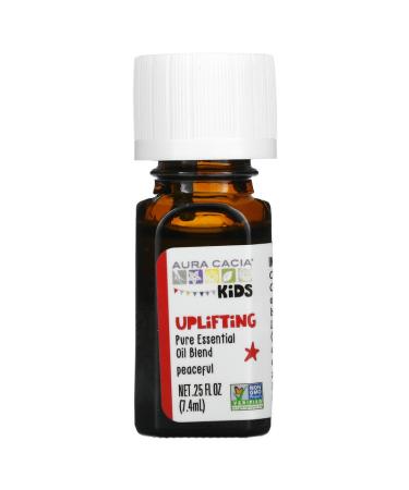 Aura Cacia Kids Uplifting Essential Oil Blend - 0.25 fl oz (7.4 ml) | Pure Aromatherapy - Buy Online on GoSupps.com