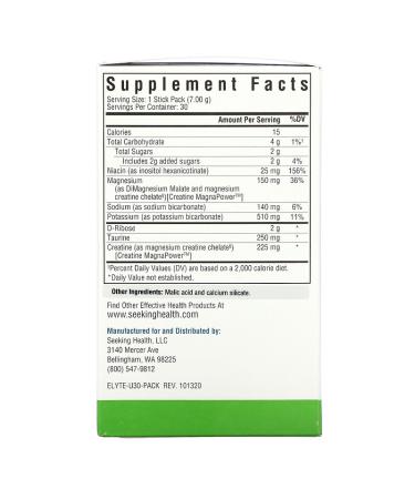 Optimal Electrolyte Seltzer by Seeking Health - 30 Stick Packs (0.25 oz Each) - Hydration & Wellness - Buy Online on GoSupps.com
