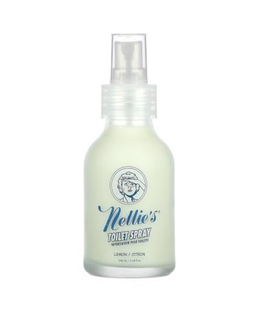 Nellie's Toilet Spray Lemon 3.38 fl oz ( 100 ml)
