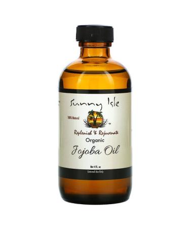 Sunny Isle Organic Jojoba Oil 4 fl oz
