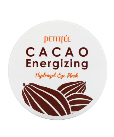 Petitfee Cacao Energizing Hydrogel Eye Mask 30 Pairs/60 Pieces 84 g