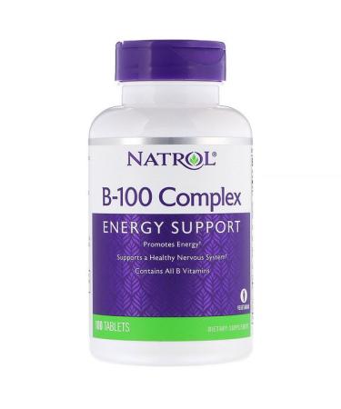 Natrol B-100 Complex 100 Tablets