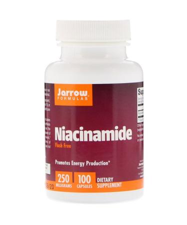 Jarrow Formulas Niacinamide 250 mg 100 Capsules