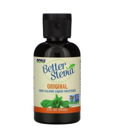 Now Foods Better Stevia Zero-Calorie Liquid Sweetener Original 2 fl oz (59 ml)