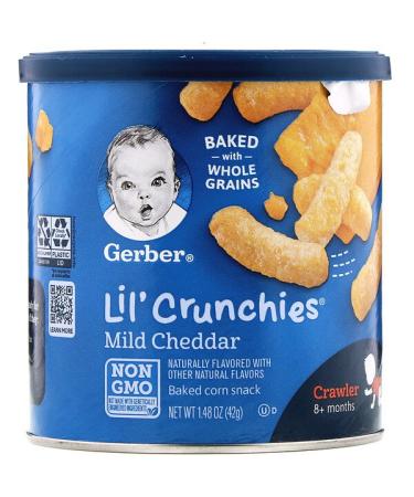 Gerber Lil' Crunchies  8+ Months Mild Cheddar 1.48 oz (42 g)