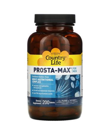 Country Life Prosta Max for Men 200 Tablets