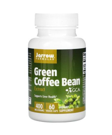 Jarrow Formulas Green Coffee Bean Extract 400 mg 60 Veggie Caps