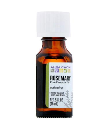 Aura Cacia Pure Essential Oil Rosemary .5 fl oz (15 ml)