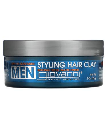 Giovanni Art of Giovanni Men's Hair Clay - Cedarwood Collection 2 oz | Styling & Texture - Buy Online on GoSupps.com