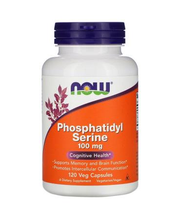 Now Foods Phosphatidyl Serine 100 mg 120 Veg Capsules