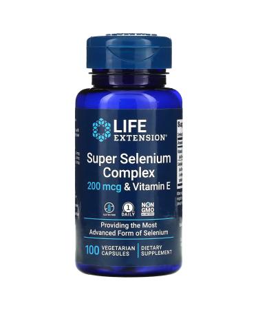 Life Extension Super Selenium Complex 100 Vegetarian Capsules