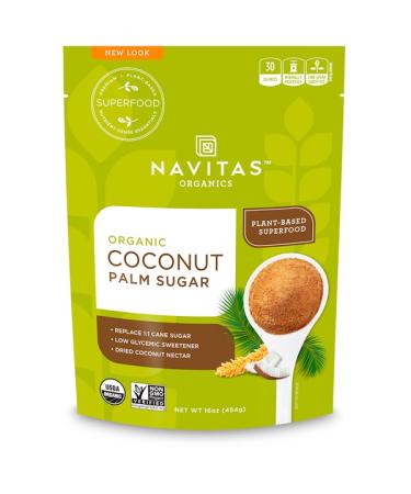 Navitas Organics Organic Coconut Palm Sugar 16 oz (454 g)