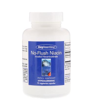 Allergy Research Group No-Flush Niacin 75 Vegetarian Capsules