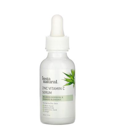 InstaNatural Zinc Vitamin C Serum 1 fl oz (30 ml)