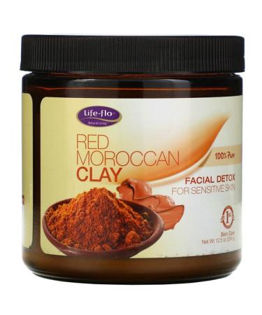 Life-flo Red Moroccan Clay Facial Detox 12.5 oz (354 g)