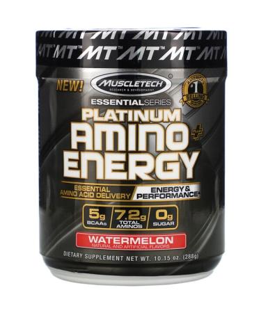 Muscletech Platinum Amino Plus Energy Watermelon 10.15 oz (288 g)