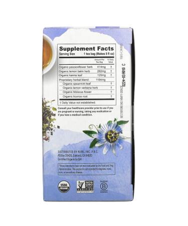 Numi Tea Organic De-Stress Herbal Tea - Caffeine Free, 16 Bags (1.13 oz) - Buy Online on GoSupps.com