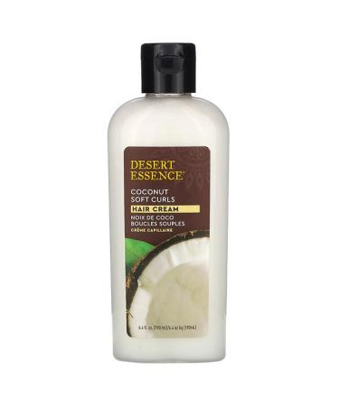 Desert Essence Soft Curls Hair Cream Coconut 6.4 fl oz (190 ml)