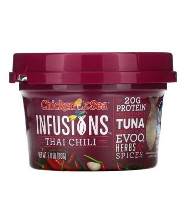 Chicken of the Sea Infusions Wild Caught Tuna Thai Chili  2.8 oz (80 g)