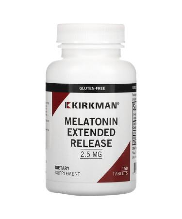Kirkman Labs Melatonin Extended Release 2.5 mg 150 Tablets