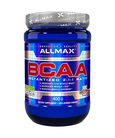 ALLMAX Nutrition BCAA Instantized  2:1:1 Ratio Unflavored Powder 400 g