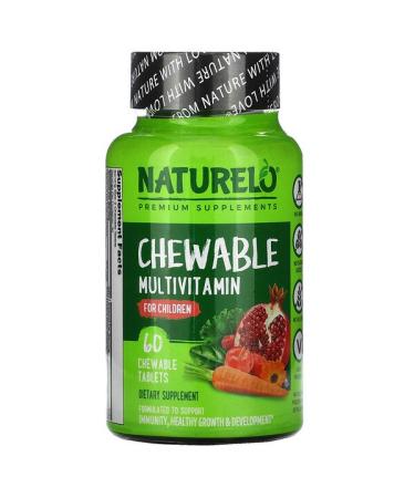 NATURELO Chewable Multivitamin for Children 60 Chewable Tablets