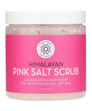 Pure Body Naturals Himalayan Pink Salt Scrub  12 oz (340 g)