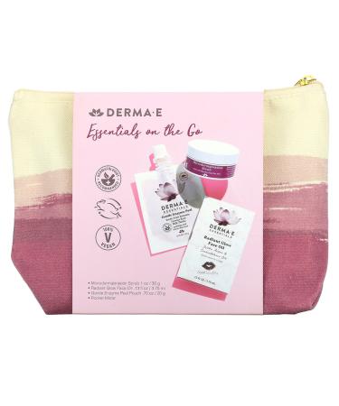 Derma E Essentials On-The-Go Kit | 4-Piece Skincare Set for Glowing Skin - Buy Online on GoSupps.com