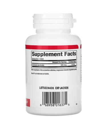 Natural Factors Chromium Picolinate 500 mcg - 90 Tablets | Supports Healthy Metabolism - Buy Online on GoSupps.com