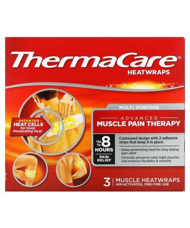 ThermaCare Advanced Muscle Pain Therapy 3 Muscle Heatwraps
