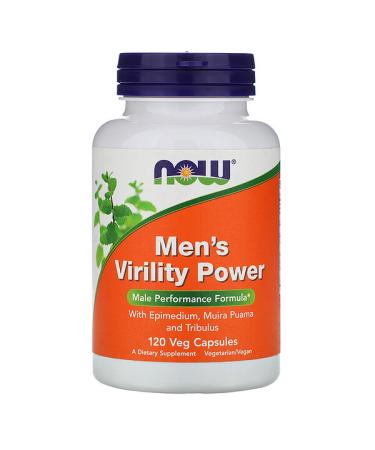 Now Foods Men's Virility Power 120 Veg Capsules