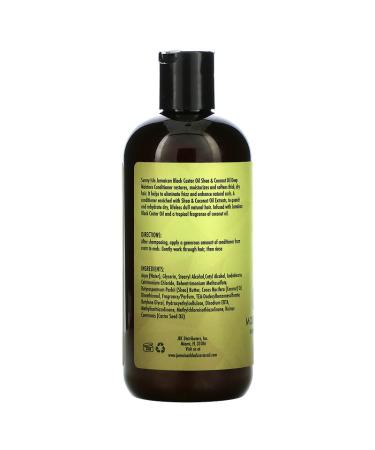 Sunny Isle Shea Coconut Moisturizing Conditioner with Jamaican Black Castor Oil - 12 fl oz | Hydrating Hair Care - Buy Online on GoSupps.com