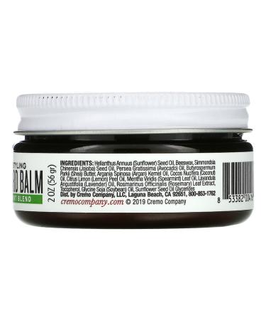 Cremo Styling Beard Balm Mint Blend 2 oz - Nourishing & Styling for Beards - Buy Online on GoSupps.com