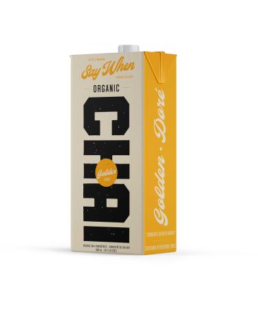 Organic Golden Chai Say When Beverages 946 ml New Blend! 