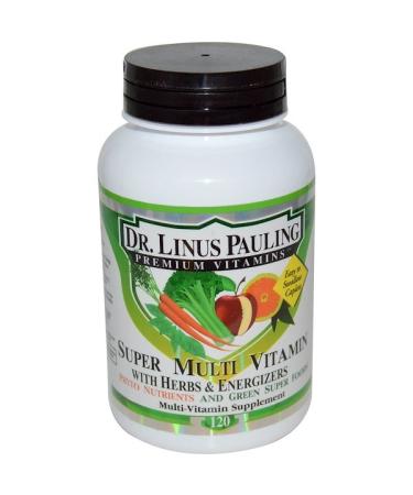 Irwin Naturals Dr. Linus Pauling Super Multi Vitamin with Herbs & Energizers 120 Caplets
