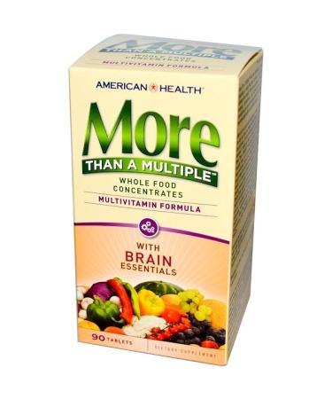 American Health More Than a Multiple with Brain Essentials 90 Tablets