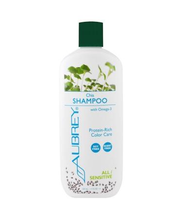 Aubrey Organics Shampoo Color Care All/Sensitive Chia 11 fl oz (325 ml)