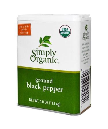 Simply Organic Ground Black Pepper 4 oz (113.4 g)