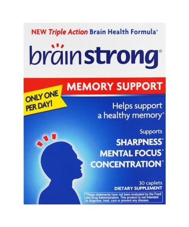 BrainStrong Memory Support 30 Caplets