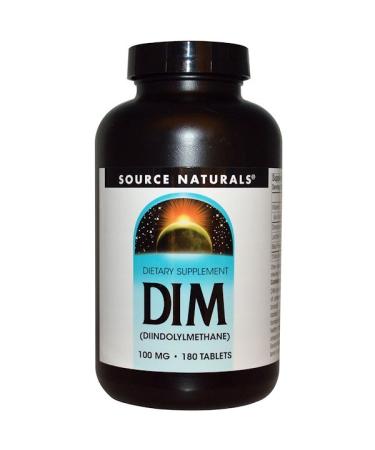 Source Naturals DIM (Diindolylmethane) 100 mg 180 Tablets