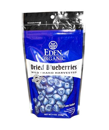 Eden Foods Organic Dried Blueberries 4 oz (113 g)