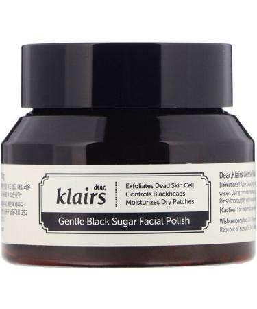 Dear Klairs Gentle Black Sugar Facial Polish 3.8 oz (110 g)