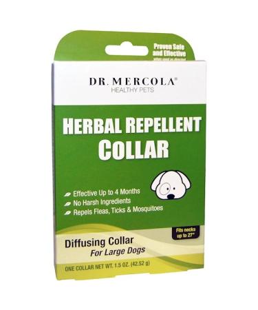 Dr. Mercola Herbal Repellent Collar for Large Dogs One Collar 1.5 oz (42.52 g)