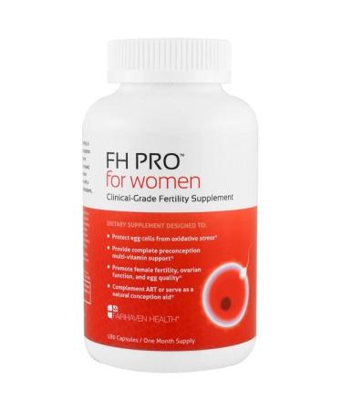 Fairhaven Health FH Pro for Women Clinical-Grade Fertility Supplement 180 Capsules