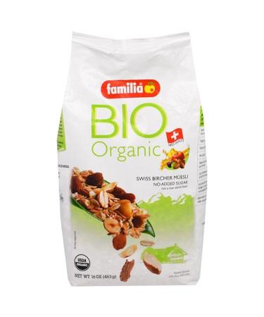 Familia Bio Organic Swiss Bircher Muesli 16 oz (453 g)