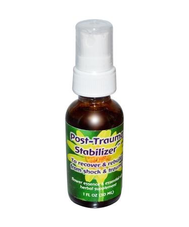 Flower Essence Services Quintessentials Post-Trauma Stabilizer Flower Essence & Essential Oil 1 fl oz (30 ml)