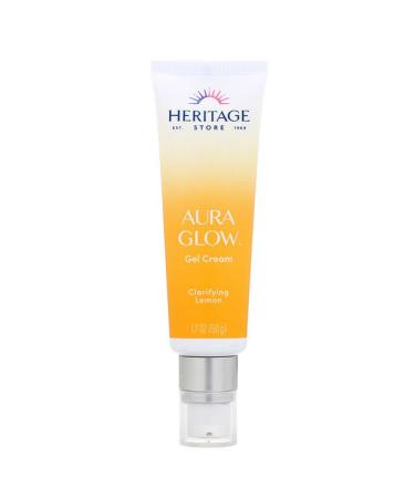 Heritage Store Aura Glow Gel Cream Clarifying Lemon  1.7 oz (50 g)