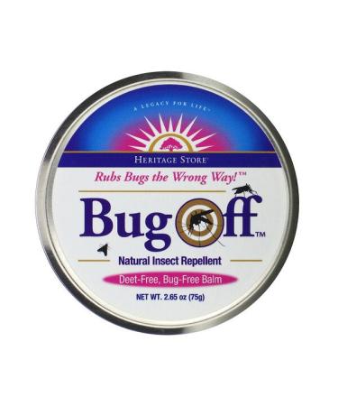 Heritage Store Bug Off Natural Insect Repellent 2.65 oz (75 g)