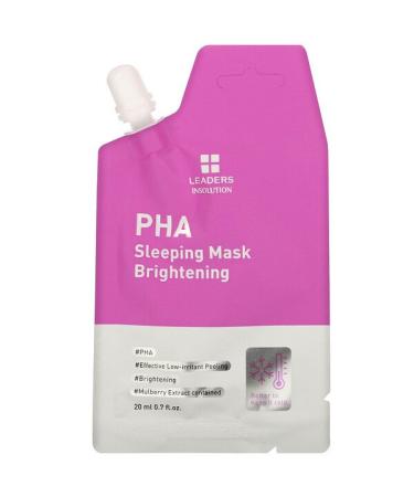 Leaders PHA Sleeping Beauty Mask Brightening 0.7 fl oz (20 ml)