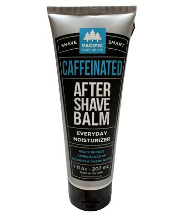 Pacific Shaving Company Caffeinated Aftershave Balm Antioxidant Daily Face Lotion - 7 Oz. - Pack Of 2